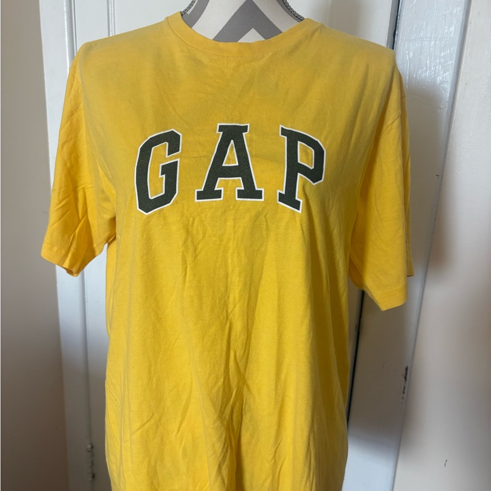 GAP Bright Yellow Vintage Tee with EST. 1969 Print